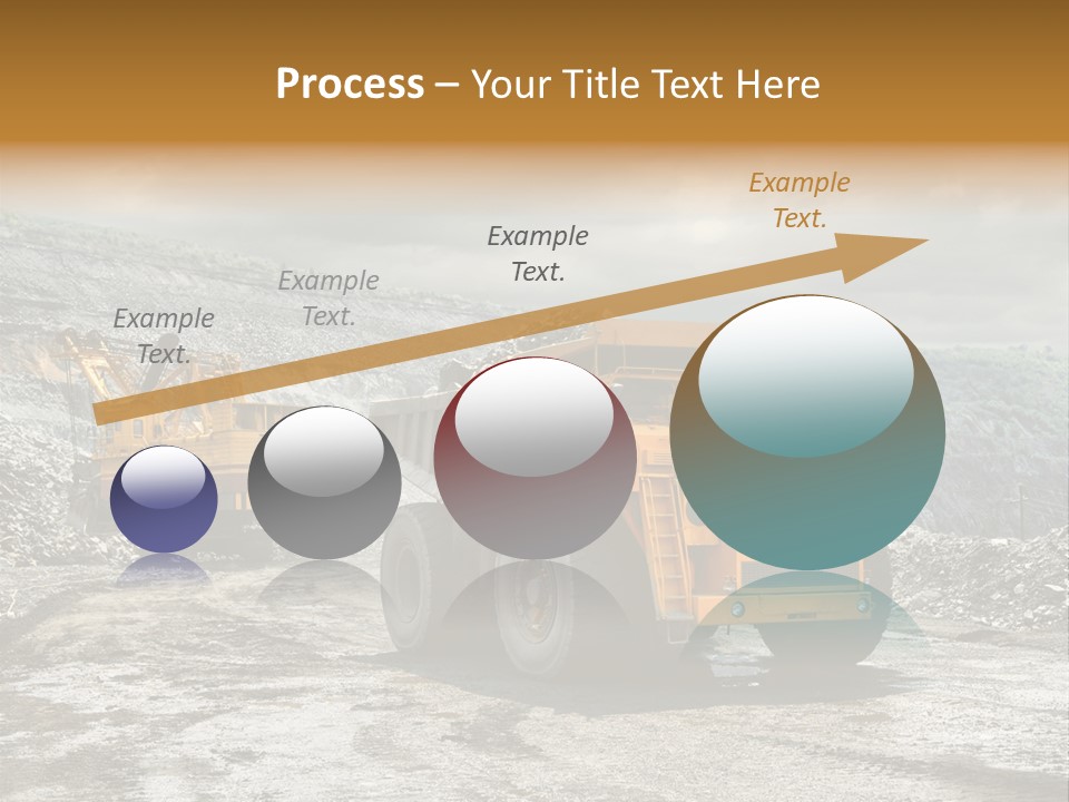 Digger Shovel Car PowerPoint Template