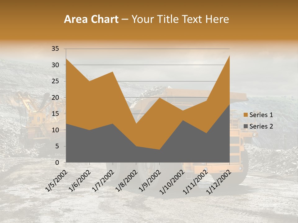 Digger Shovel Car PowerPoint Template