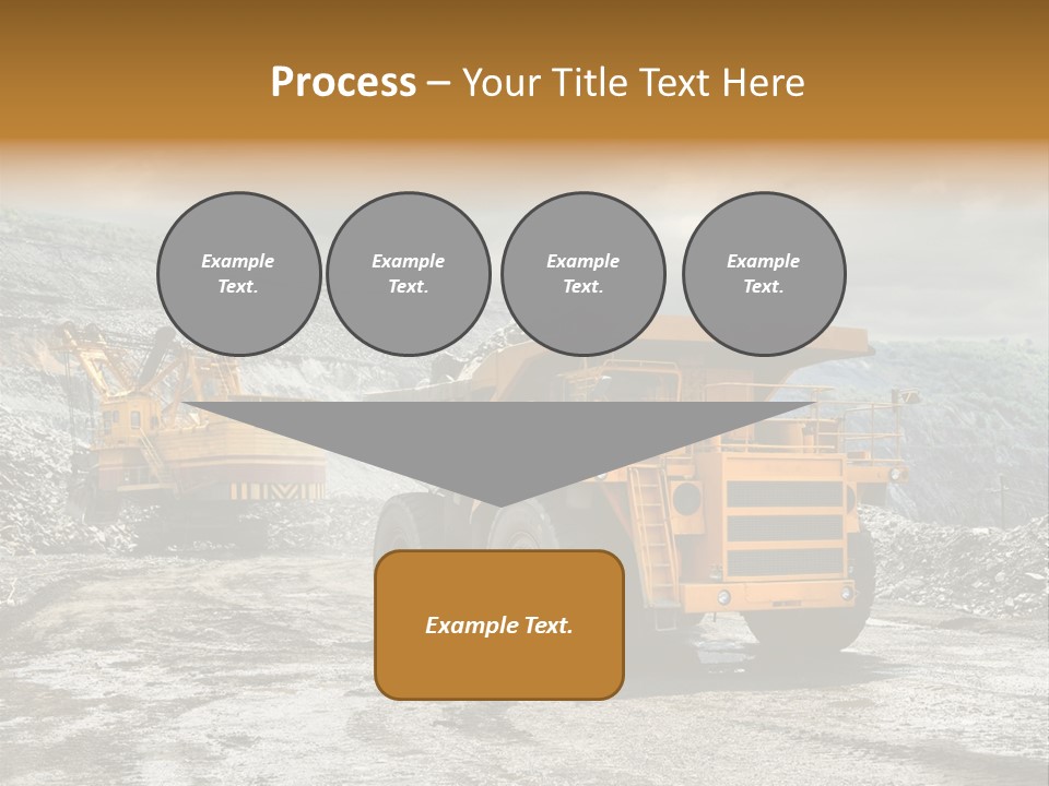 Digger Shovel Car PowerPoint Template