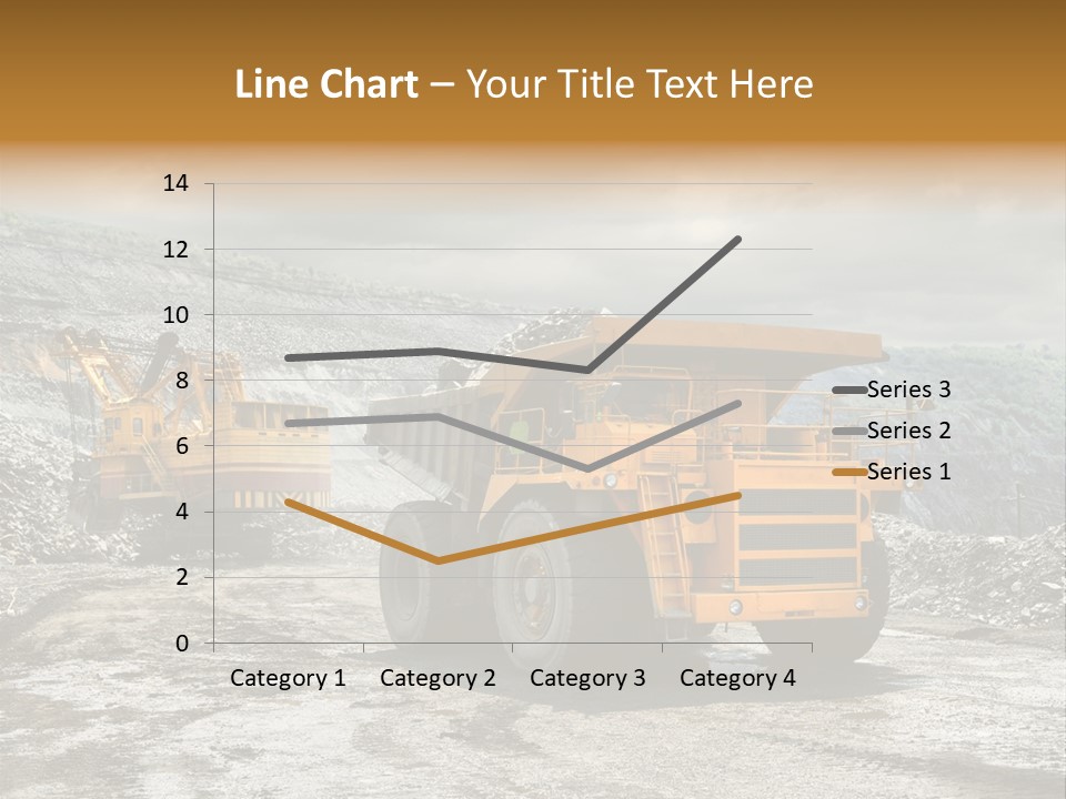 Digger Shovel Car PowerPoint Template