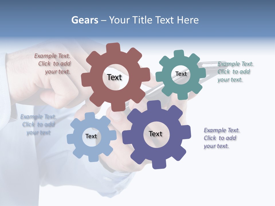 Model Sms Equipment PowerPoint Template