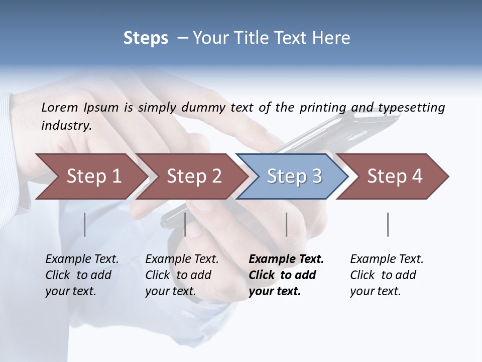 Model Sms Equipment PowerPoint Template