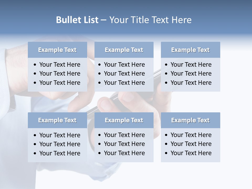 Model Sms Equipment PowerPoint Template