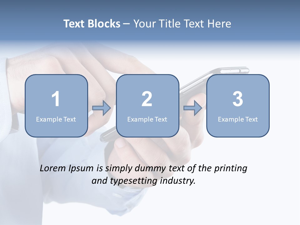 Model Sms Equipment PowerPoint Template