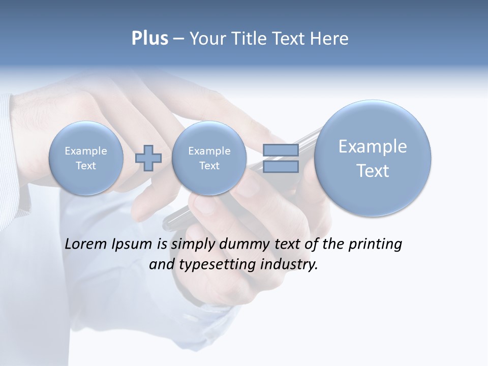 Model Sms Equipment PowerPoint Template