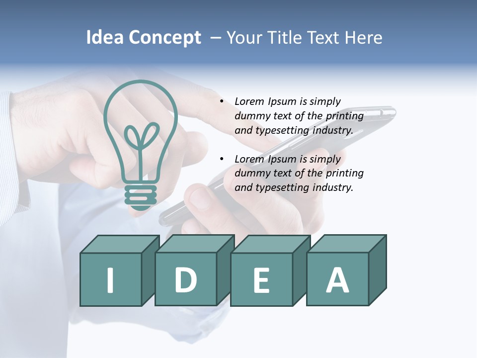 Model Sms Equipment PowerPoint Template