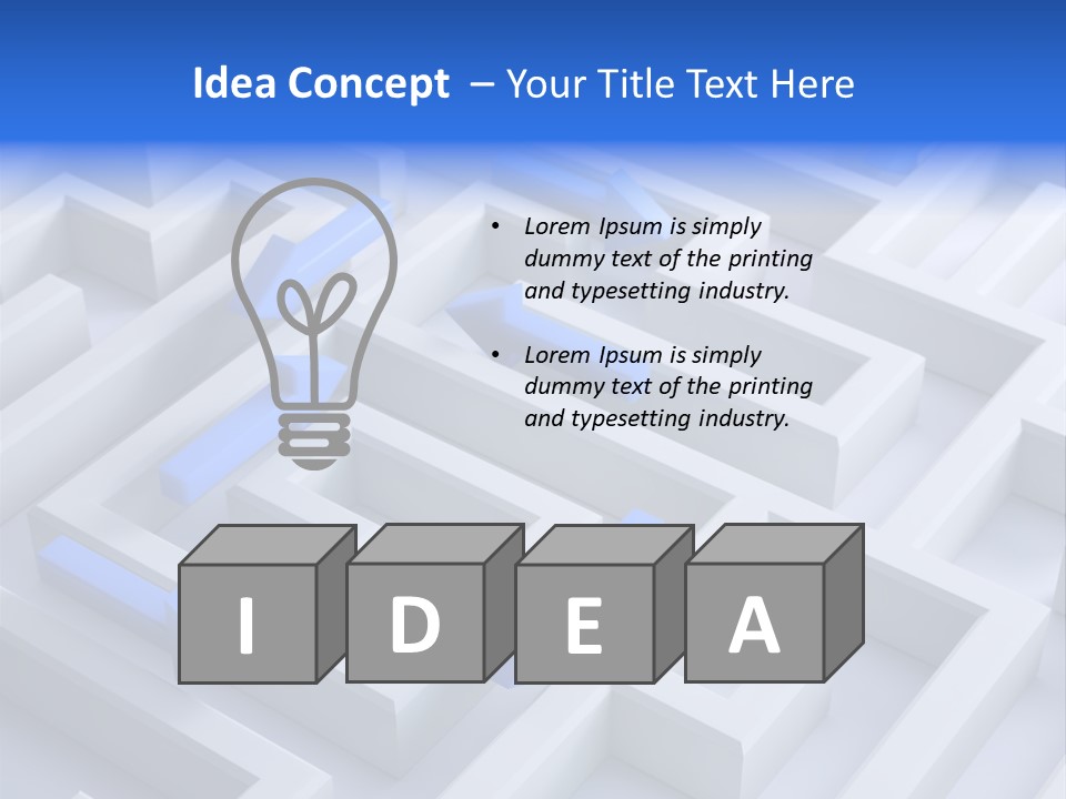 Individuality Creativity Answer PowerPoint Template