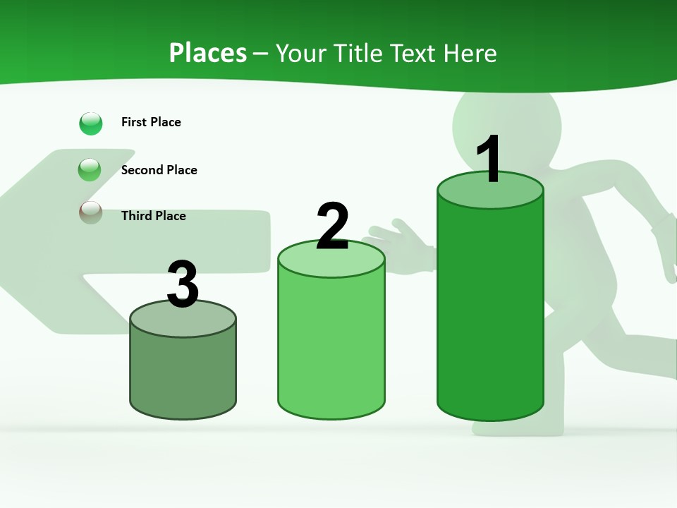 Illustration Way Doorway PowerPoint Template