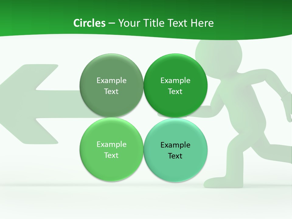 Illustration Way Doorway PowerPoint Template