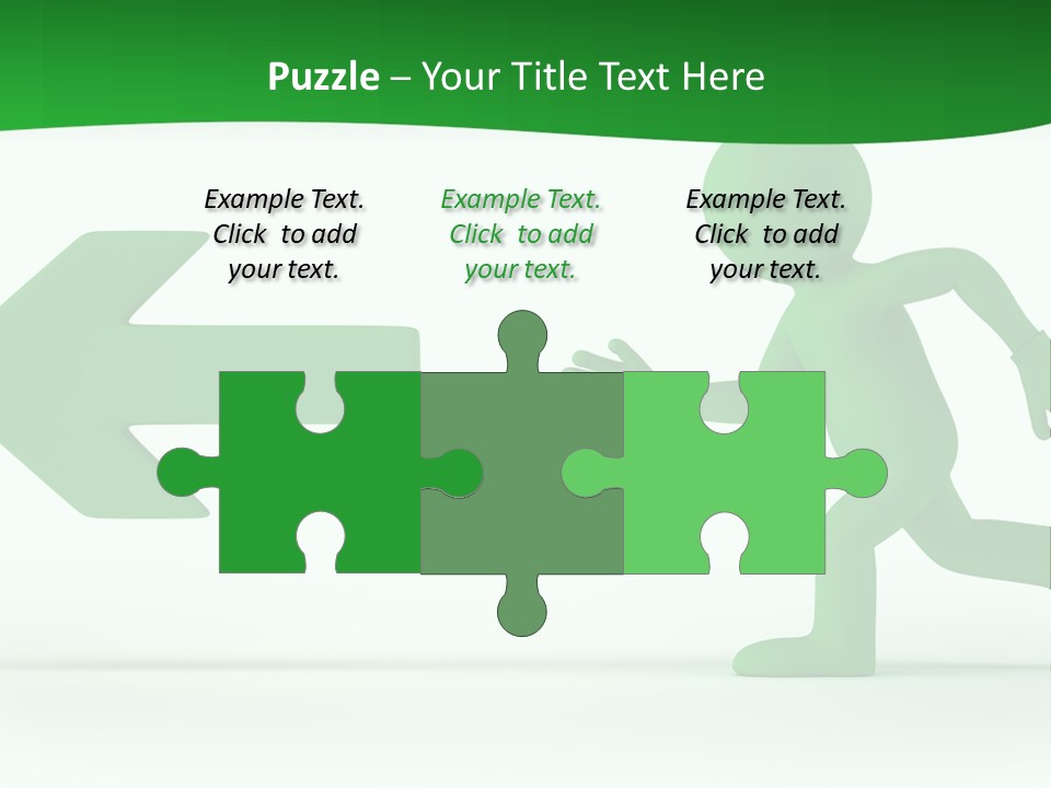 Illustration Way Doorway PowerPoint Template