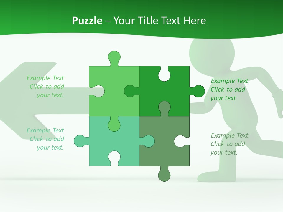 Illustration Way Doorway PowerPoint Template