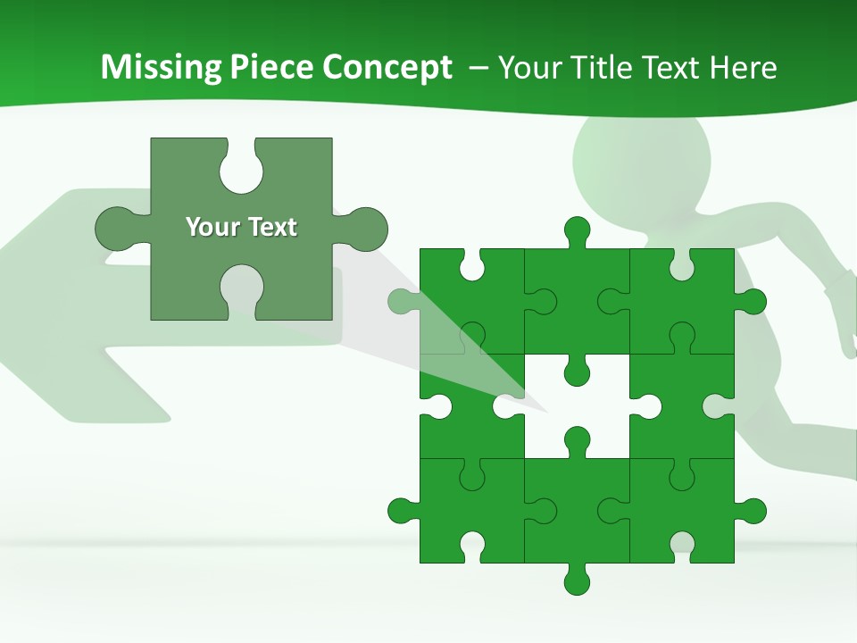 Illustration Way Doorway PowerPoint Template