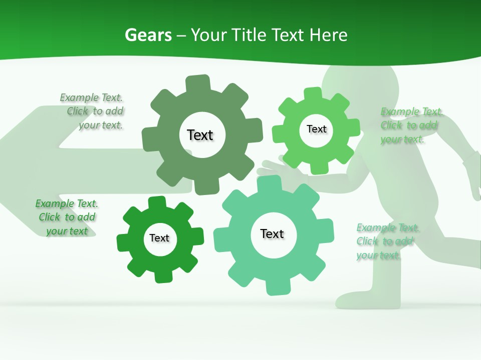 Illustration Way Doorway PowerPoint Template