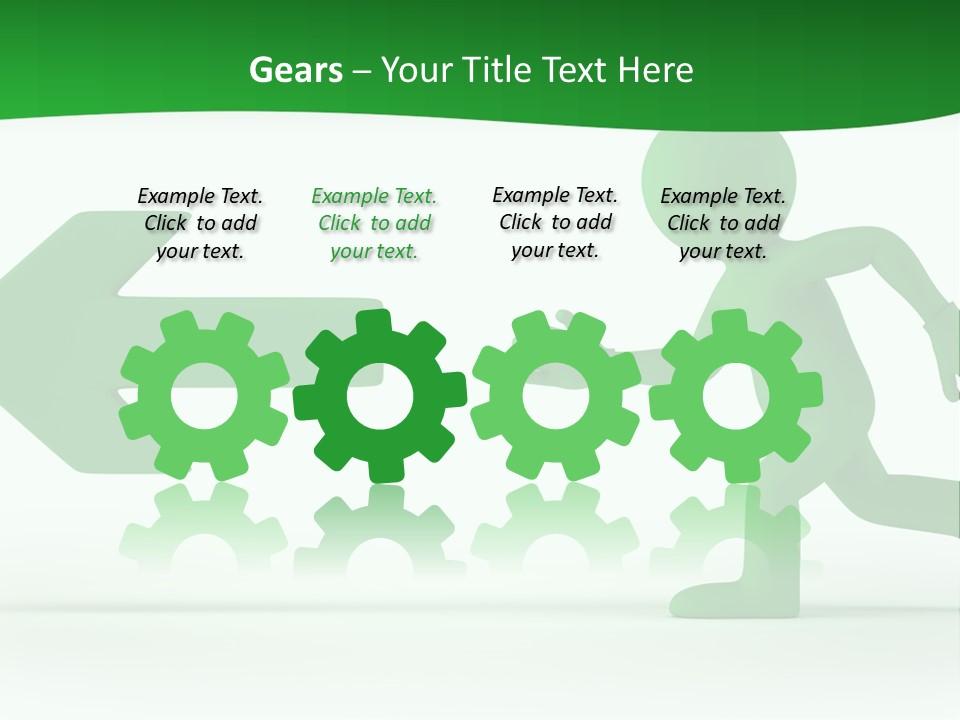 Illustration Way Doorway PowerPoint Template