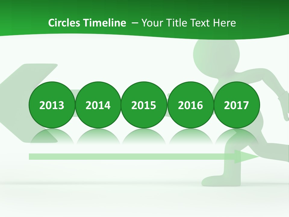 Illustration Way Doorway PowerPoint Template