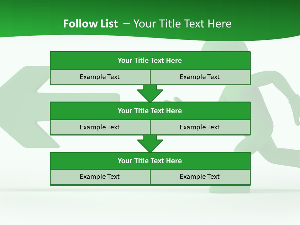 Illustration Way Doorway PowerPoint Template