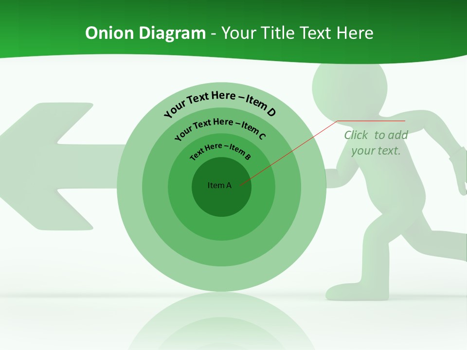 Illustration Way Doorway PowerPoint Template