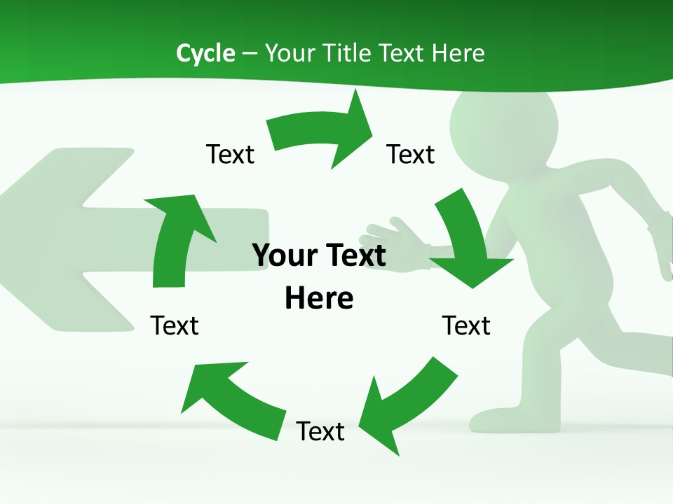 Illustration Way Doorway PowerPoint Template