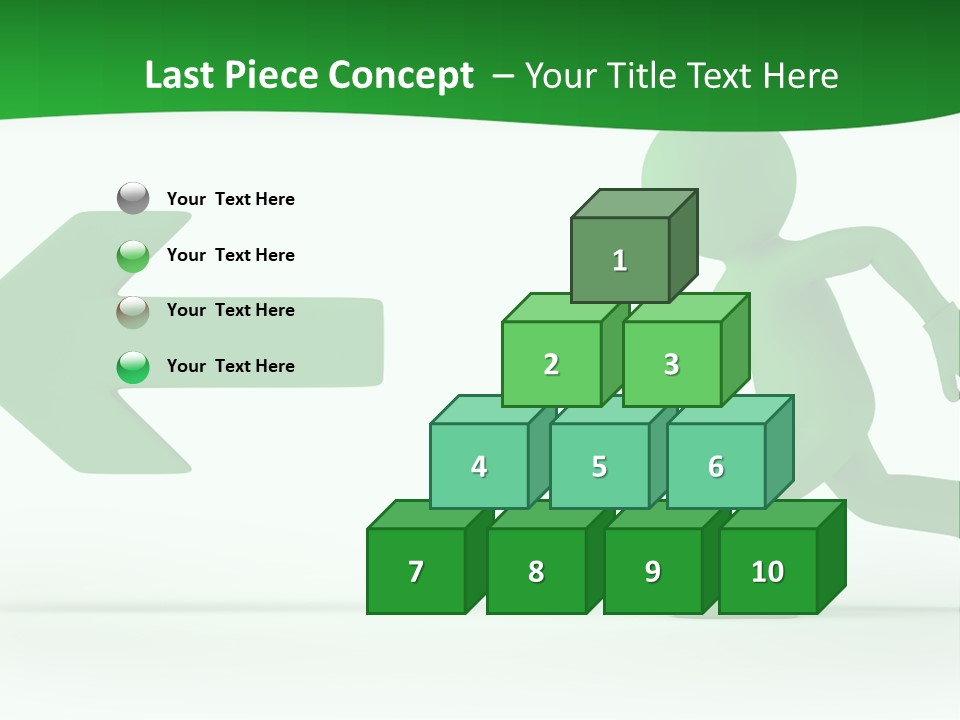 Illustration Way Doorway PowerPoint Template