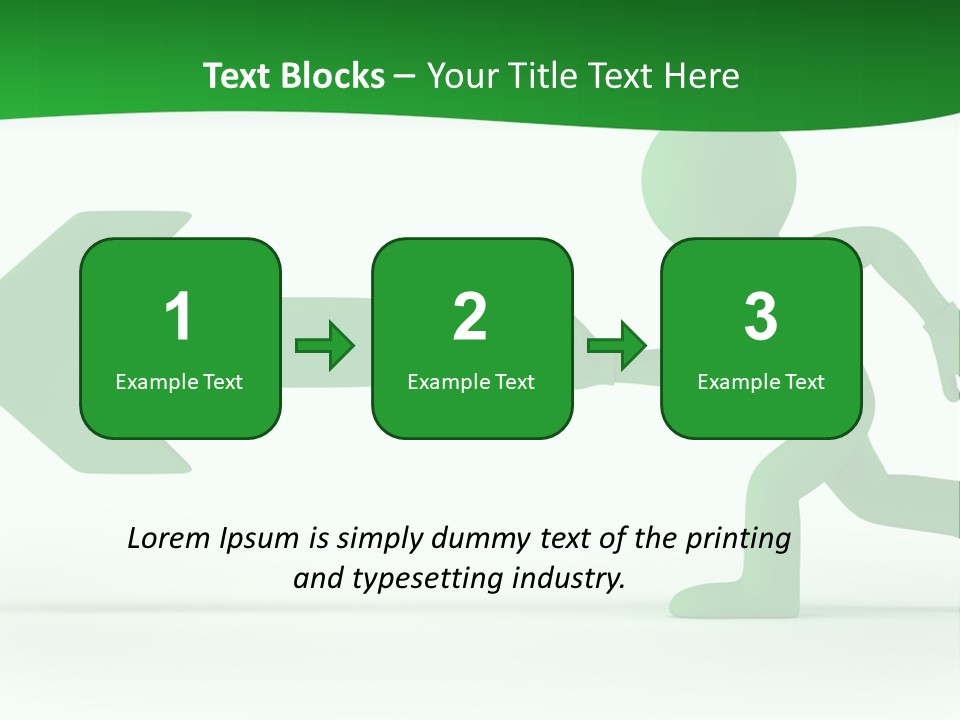 Illustration Way Doorway PowerPoint Template