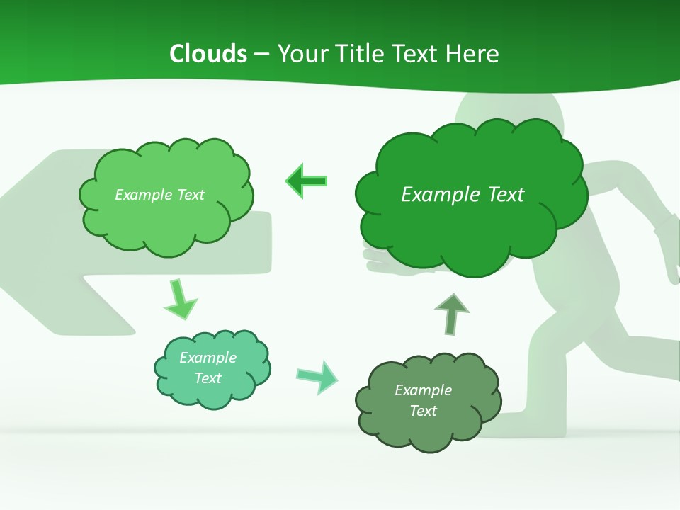 Illustration Way Doorway PowerPoint Template
