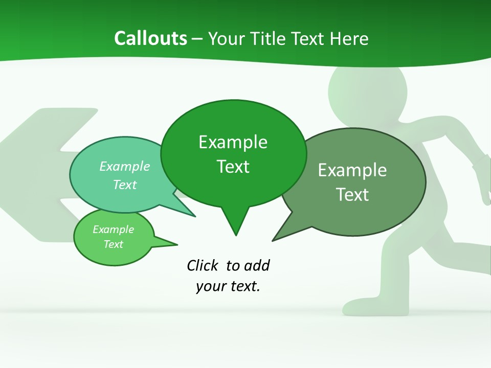 Illustration Way Doorway PowerPoint Template
