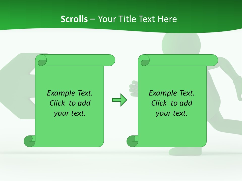 Illustration Way Doorway PowerPoint Template