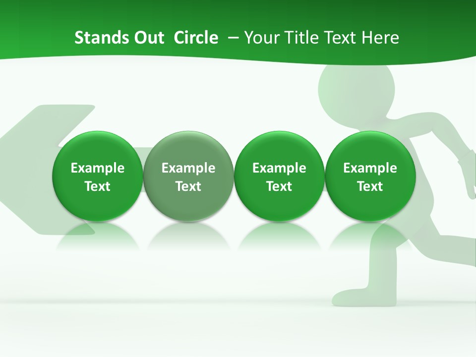 Illustration Way Doorway PowerPoint Template