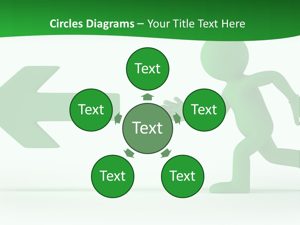 Illustration Way Doorway PowerPoint Template