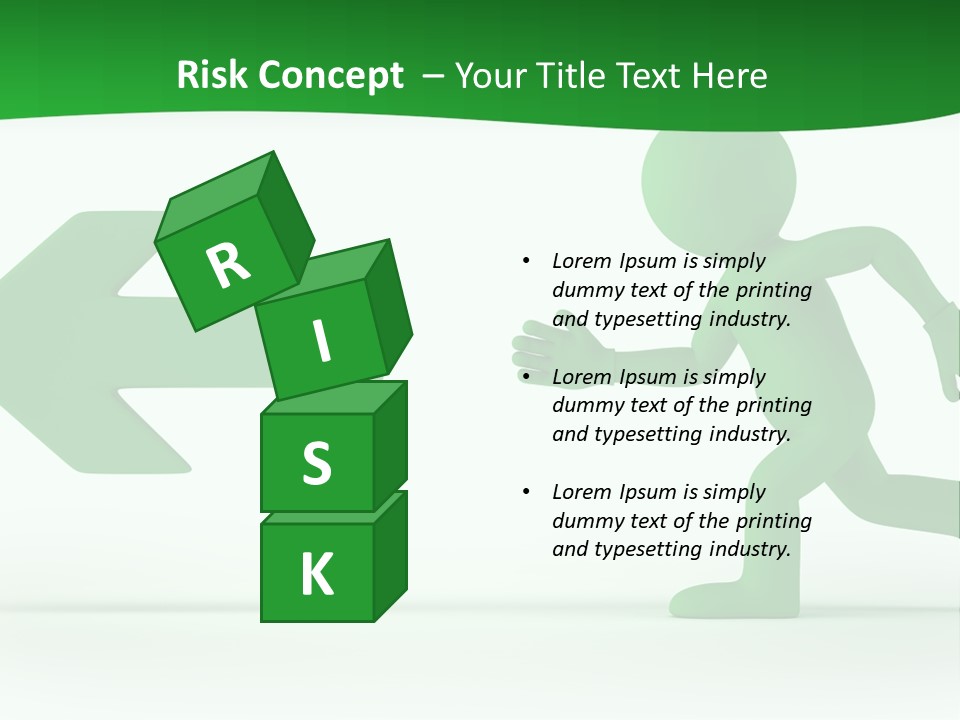 Illustration Way Doorway PowerPoint Template