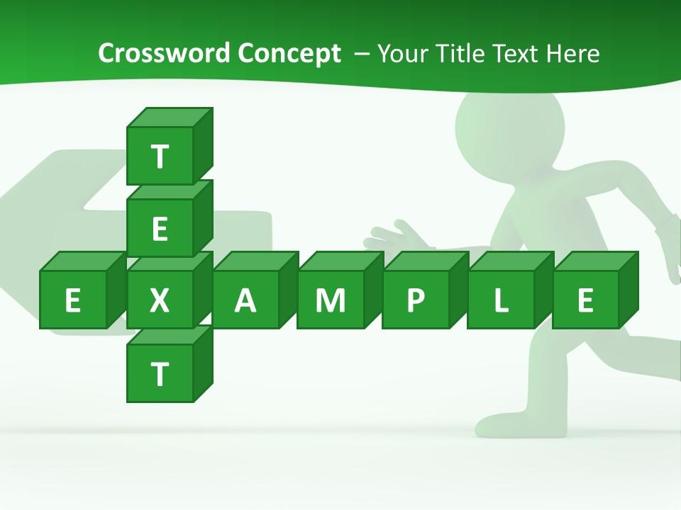 Illustration Way Doorway PowerPoint Template