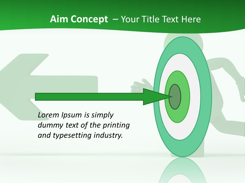 Illustration Way Doorway PowerPoint Template