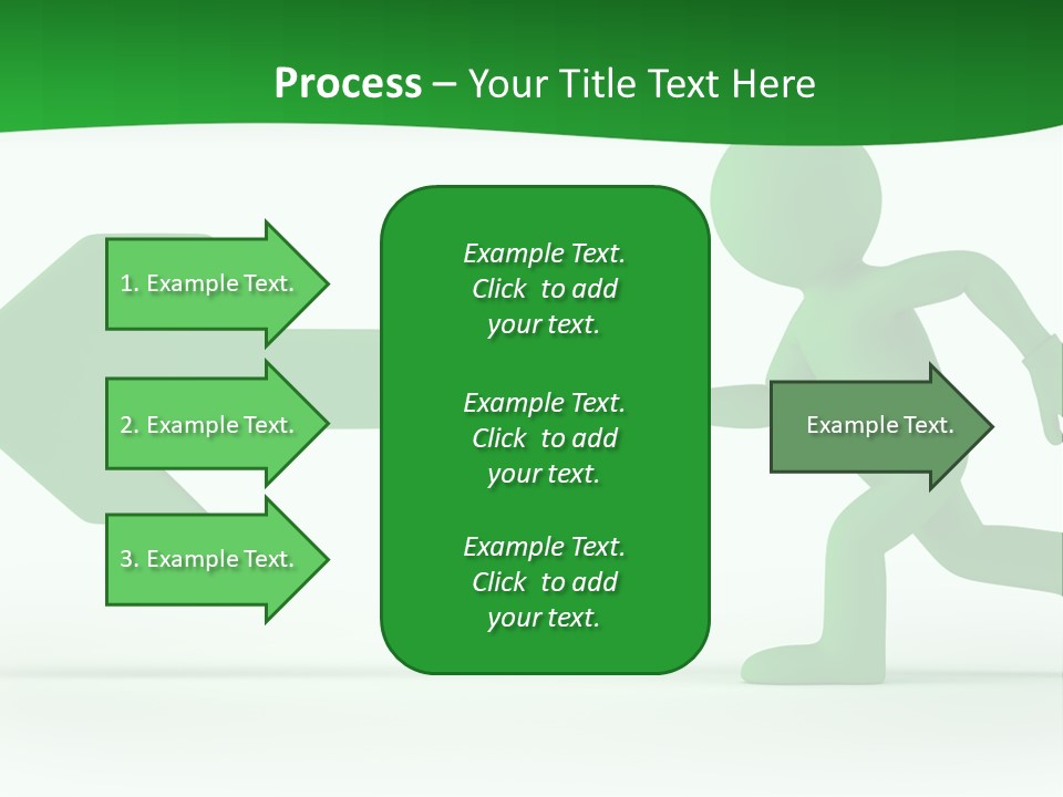 Illustration Way Doorway PowerPoint Template