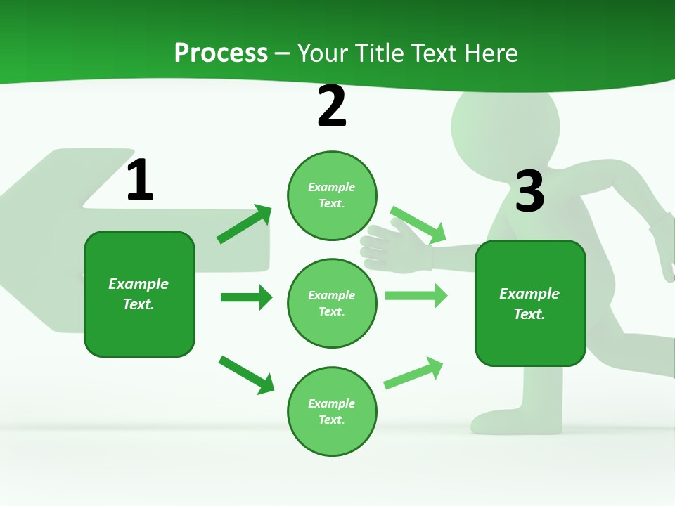 Illustration Way Doorway PowerPoint Template