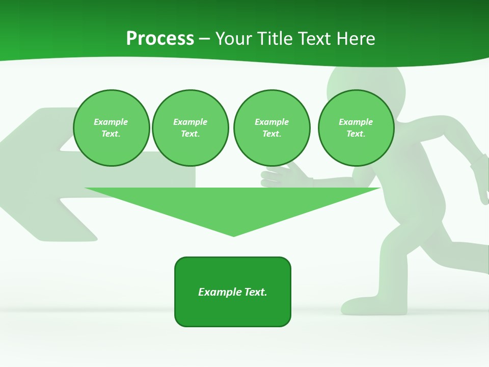 Illustration Way Doorway PowerPoint Template