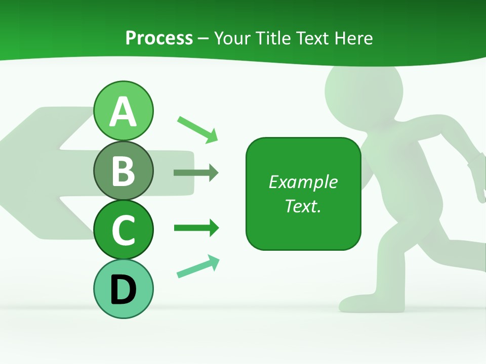 Illustration Way Doorway PowerPoint Template