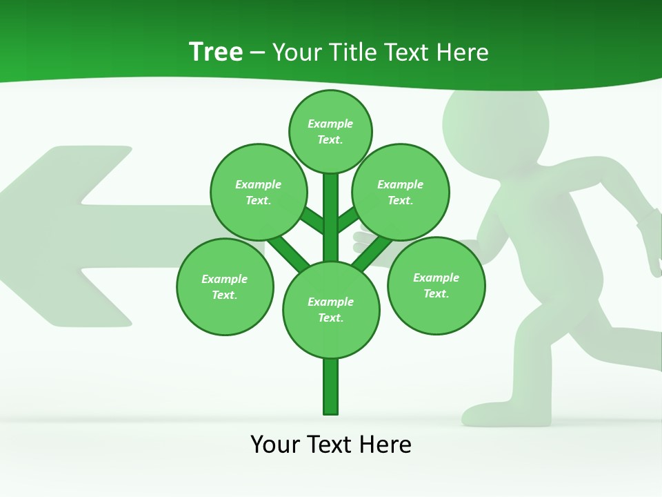 Illustration Way Doorway PowerPoint Template