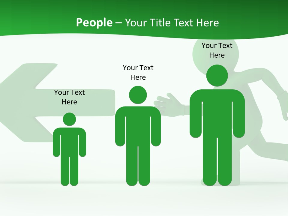 Illustration Way Doorway PowerPoint Template