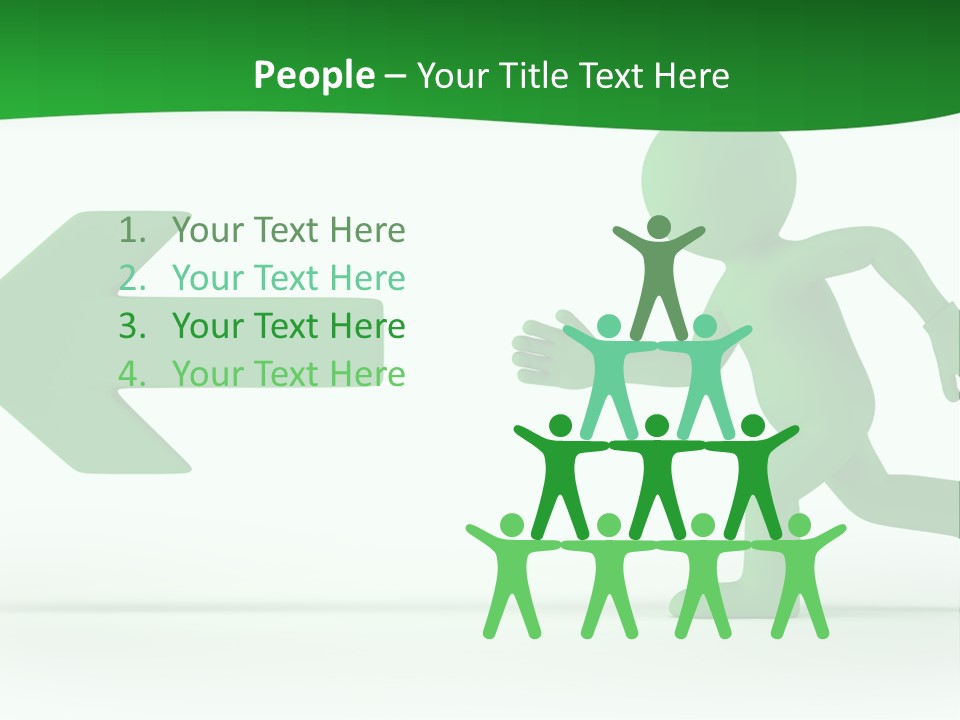 Illustration Way Doorway PowerPoint Template