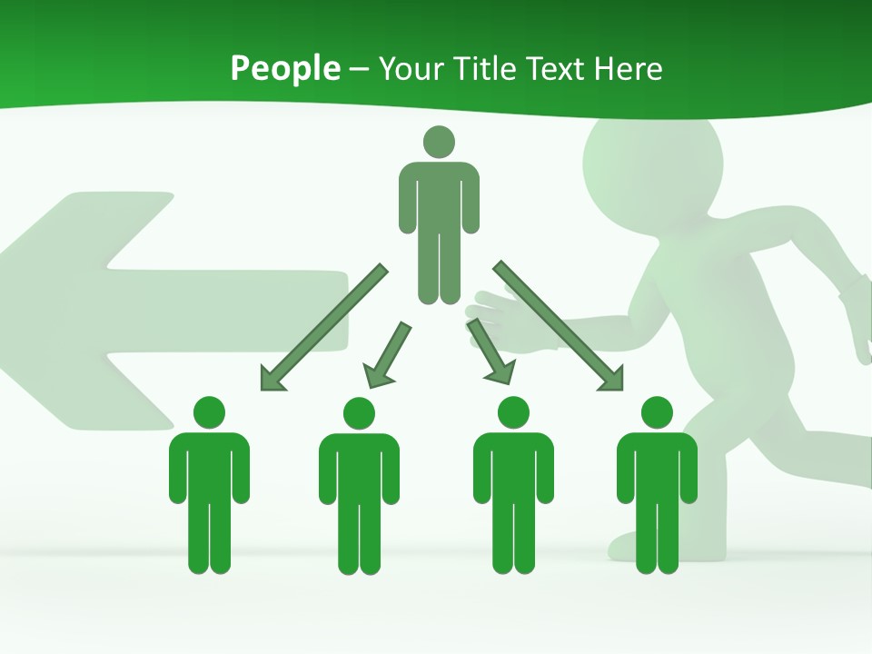 Illustration Way Doorway PowerPoint Template