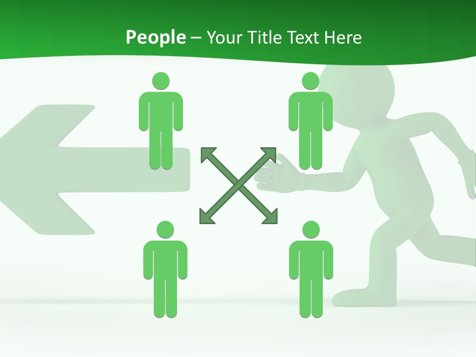 Illustration Way Doorway PowerPoint Template