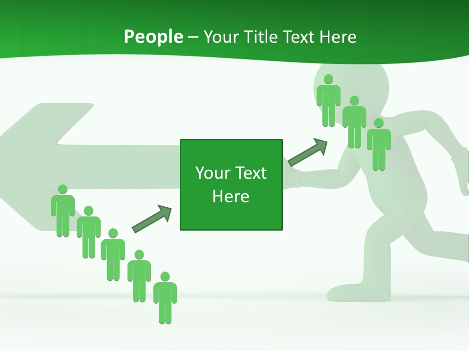 Illustration Way Doorway PowerPoint Template