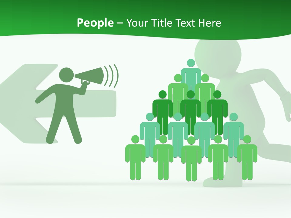 Illustration Way Doorway PowerPoint Template