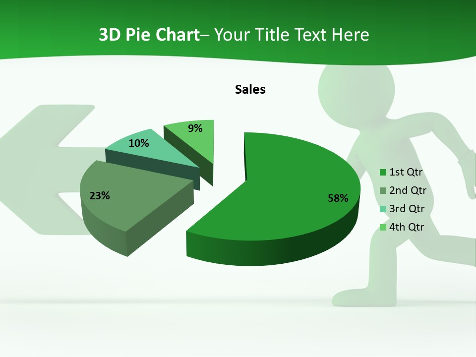 Illustration Way Doorway PowerPoint Template