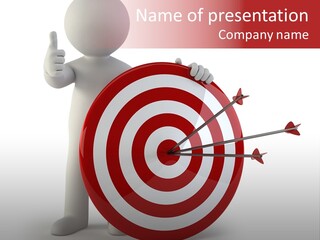 Perfect Eye Red PowerPoint Template