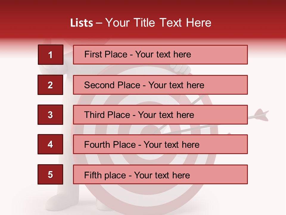 Perfect Eye Red PowerPoint Template