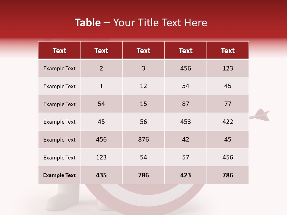Perfect Eye Red PowerPoint Template