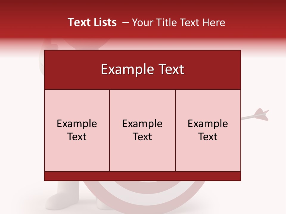 Perfect Eye Red PowerPoint Template