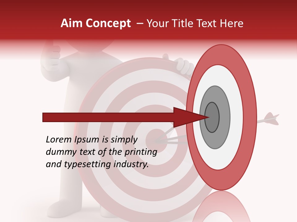 Perfect Eye Red PowerPoint Template