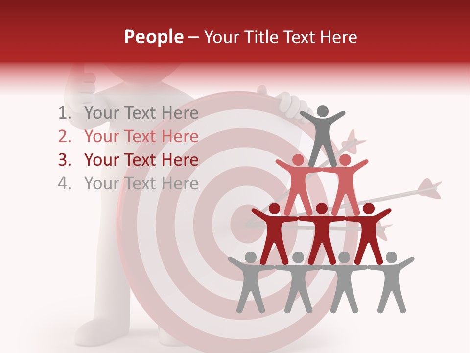 Perfect Eye Red PowerPoint Template